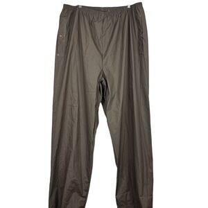 Bass Pro Shops Pants Mens 2XL Gray Waterproof Gore-Tex Fishing Nylon Outdoorsmen